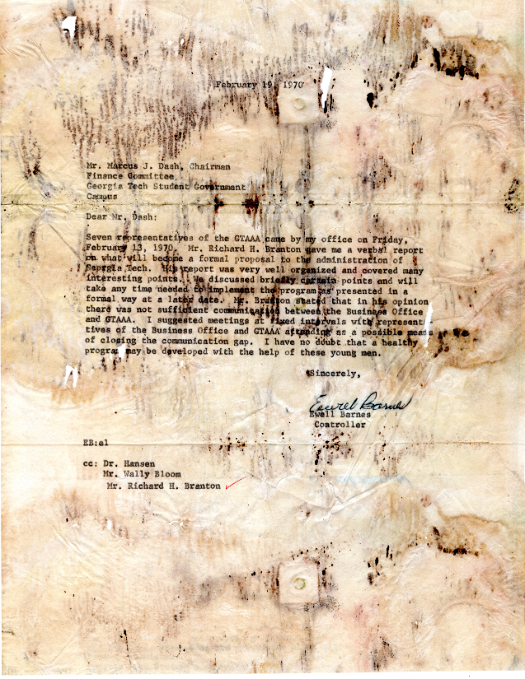 This was a response from GT Controller to a meeting